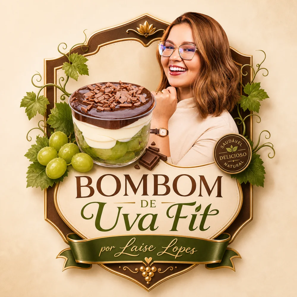 Bombom de Uva Fit, por Laíse Lopes — saudável, delicioso e natural